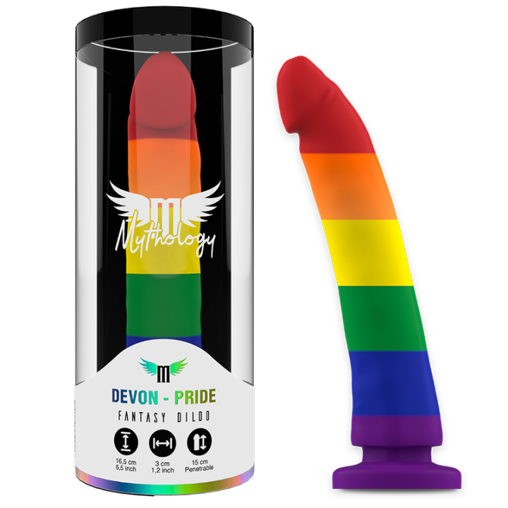 MYTHOLOGY - DEVON PRIDE DILDO M | VibraZon