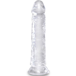 KING PENE - CLEAR PENE REALÍSTICO 19.7 CM TRANSPARENTE | VibraZon