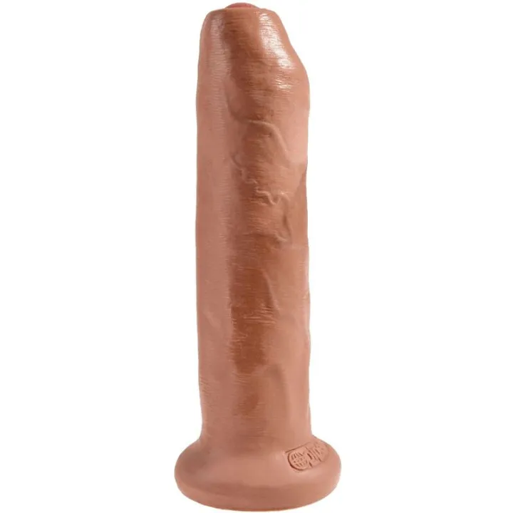 KING PENE - PENE REALÍSTICO CON PREPUCIO 17.8 CM CARAMELO