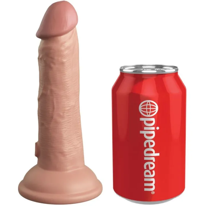 KING PENE - ÉLITE DILDO REALÍSTICO VIBRADOR & SILICONA 15.2 CM