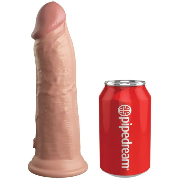 KING PENE - ÉLITE DILDO REALÍSTICO VIBRADOR & SILICONA 20.3 CM