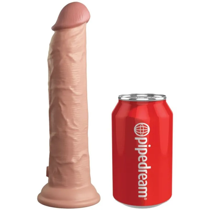KING PENE - ÉLITE DILDO REALÍSTICO VIBRADOR & SILICONA CONTROL REMOTO 23 CM