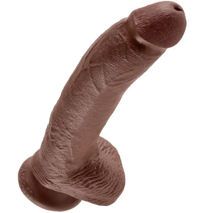 KING PENE - 9 PENE REALÍSTICO MARRÓN 22.9 CM