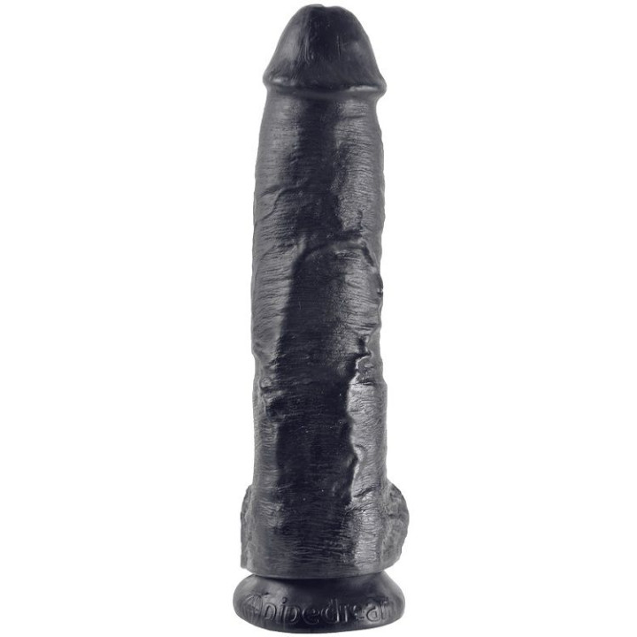 KING PENE - PENE REALISTICO NEGRO 25.4 CM | VibraZon
