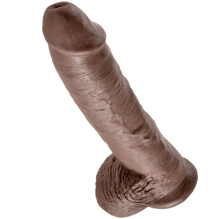 KING PENE - 10 PENE REALÍSTICO MARRÓN 26.5 CM