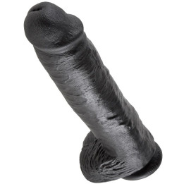 KING PENE - PENE REALISTICO NEGRO 28 CM | VibraZon