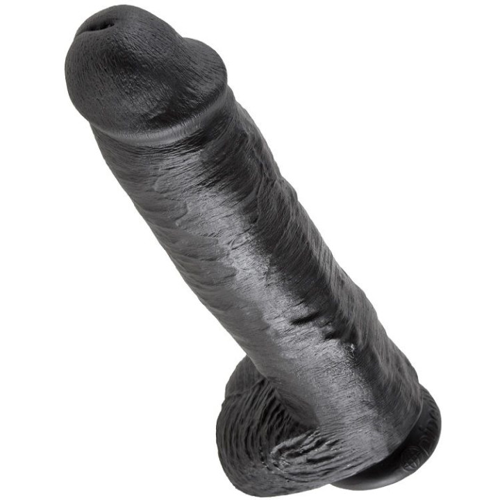 KING PENE - PENE REALISTICO NEGRO 28 CM | VibraZon