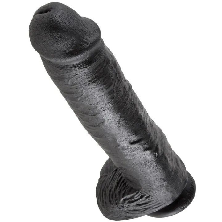 KING PENE - PENE REALISTICO NEGRO 28 CM