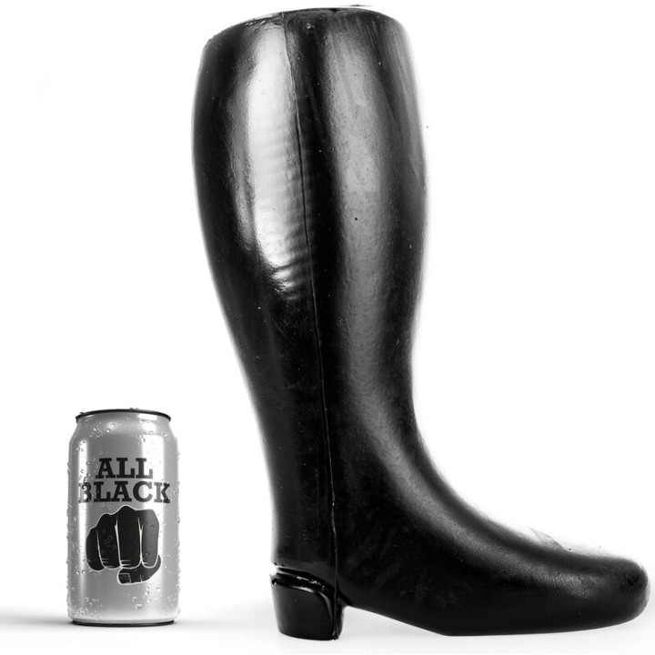 ALL NEGRO - BOTA GIGANTE FISTING SUAVE 31 CM | VibraZon