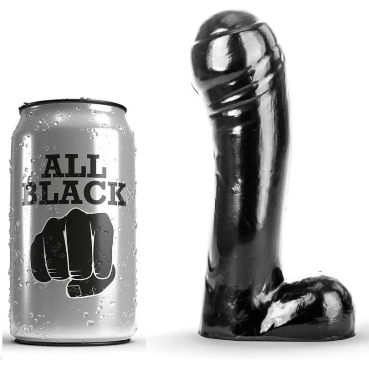 ALL NEGRO - DILDO NEGRO 15 CM