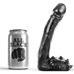 ALL NEGRO - DILDO REALÍSTICO 19 CM