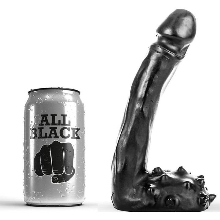 ALL NEGRO - DILDO REALÍSTICO 19 CM | VibraZon