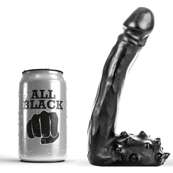 ALL NEGRO - DILDO REALÍSTICO 19 CM