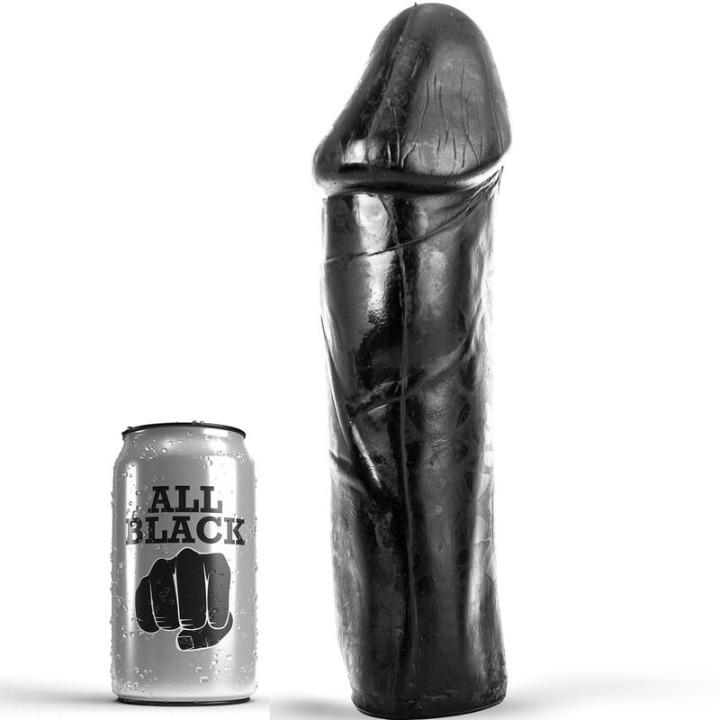ALL NEGRO - DONG 28 CM SIN TESTÍCULOS | VibraZon