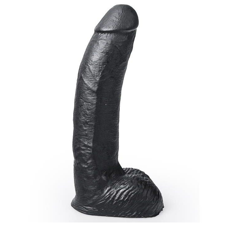 HUNG SYSTEM - DILDO REALISTA COLOR NEGRO GEORGE 22 CM | VibraZon