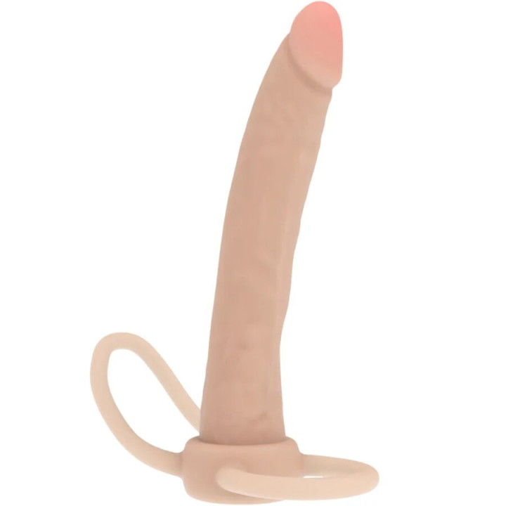 GET REAL - DOUBLE TROUBLE PENETRADOR ANAL SILICONA 16 CM | VibraZon