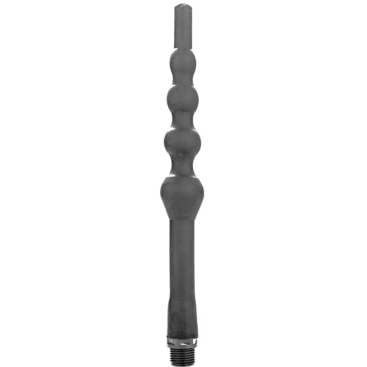 ALL NEGRO - BEADED DUCHA ANAL SILICONA 27 CM