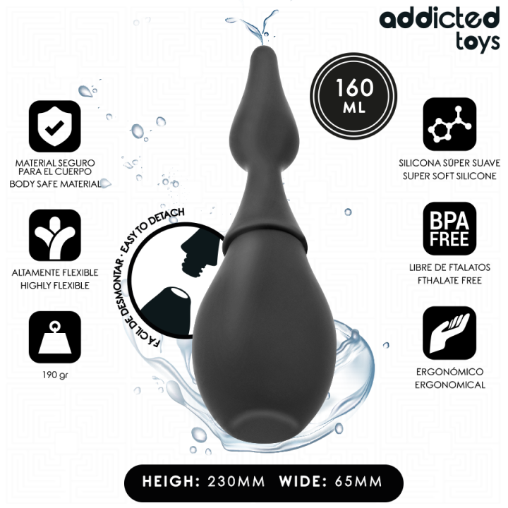 ADDICTED JUGUETES - LIMPIADOR DE VIAJE SILICONA MODELO 1 | VibraZon
