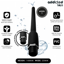 ADDICTED JUGUETES - LIMPIADOR ANAL CON ADAPTADOR UNIVERSAL MODELO 1 | VibraZon