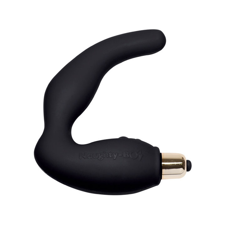 ROCKS-OFF - NAUGHTY-BOY MASAJEADOR DEL PUNTO G MASCULINO 7 V NEGRO | VibraZon