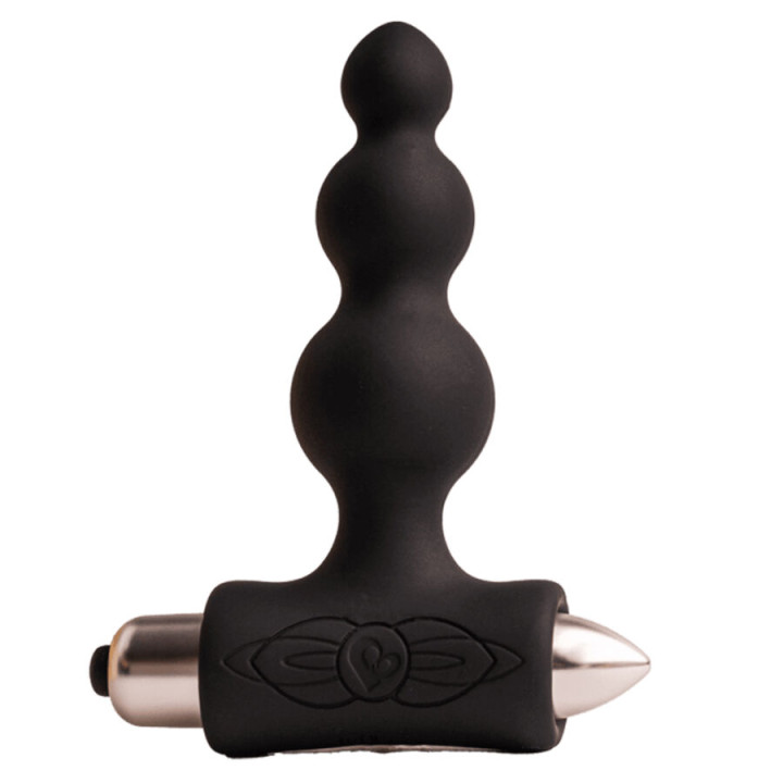 ROCKS- OFF - PETITE SENSATIONS BUBBLES PLUG ANAL VIBRADOR NEGRO | VibraZon