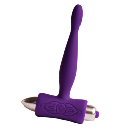 ROCKS- OFF - PETITE SENSATIONS TEAZER PLUG ANAL VIBRADOR MORADO | VibraZon