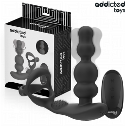 ADDICTED JUGUETES - MASAJEADOR PROSTÁTICO ROTATORIO CONTROL REMOTO | VibraZon