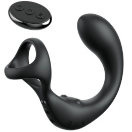 MASAJEADOR DE PRÓSTATA CON ANILLO VIBRADOR Y CONTROL REMOTO | VibraZon