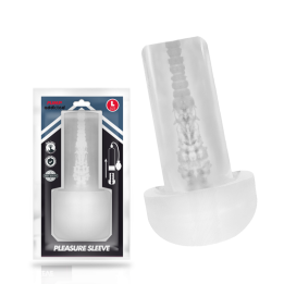 BOMBA ADDICTED - PLEASURE SLEEVE MASTUBADOR TALLA L | VibraZon