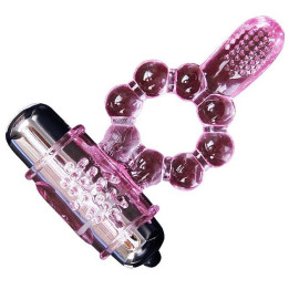BAILE - ANILLO SILICONA 10 RITMOS LENGUA CON VIBRACIÓN ROSA | VibraZon