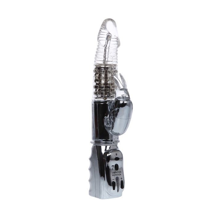 BAILE - AMOUR MISSILE ROTADOR TRANSPARENTE 26.5 CM | VibraZon