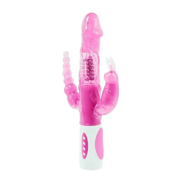 BAILE - PRETTY BUNNY TRIPLE VIBRADOR ROTADOR