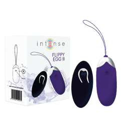 INTENSE - FLIPPY II HUEVO RECARGABLE REMOTO LILA | VibraZon