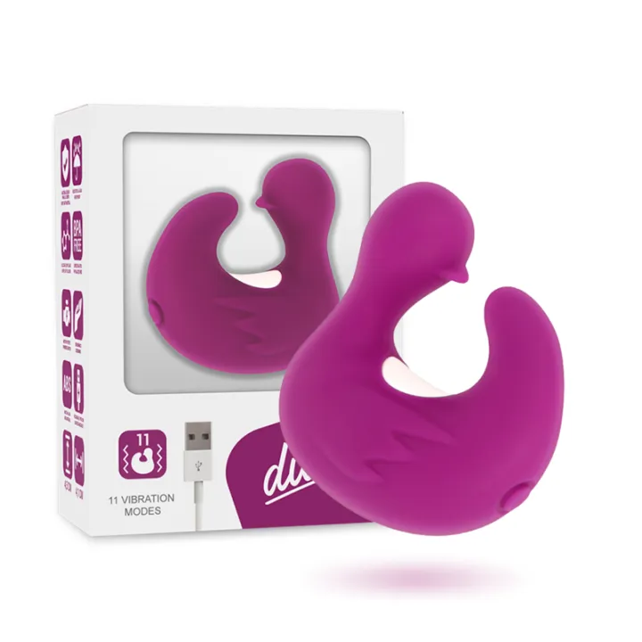 COVERME - DEDAL PATO ESTIMULADOR DE SILICONA RECARGABLE DUCKYMANIA