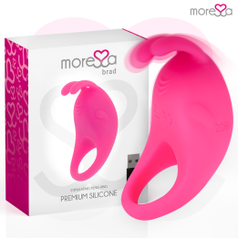 MORESSA - BRAD PREMIUM SILICONA RECARGABLE ROSA | VibraZon