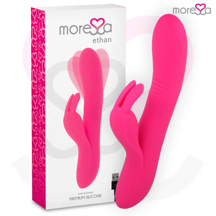 MORESSA - ETHAN EFECTO WAVE MAS POTENTE VIBRACIÓN PREMIUM SILICONA RECARGABLE