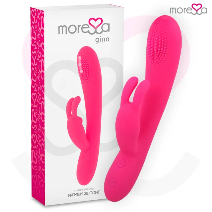 MORESSA - GINO TICKLING VAGINAL PREMIUM SILICONA RECARGABLE