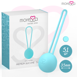 MORESSA - OSIAN ONE ENTRENAMIENTO SUELO PELVICO 51gr PREMIUM SILICONA TURQUESA | VibraZon