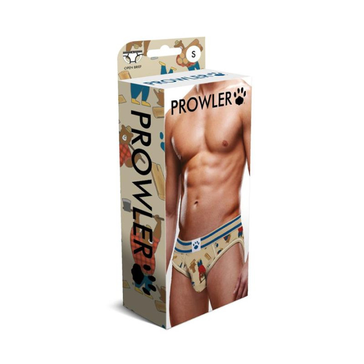 Calzoncillo Abierto Slip Lumberbear de Prowler | VibraZon