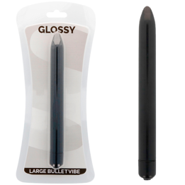 GLOSSY - SLIM VIBRADOR NEGRO | VibraZon