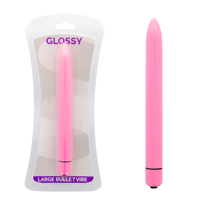 GLOSSY - SLIM VIBRADOR ROSA INTENSO | VibraZon