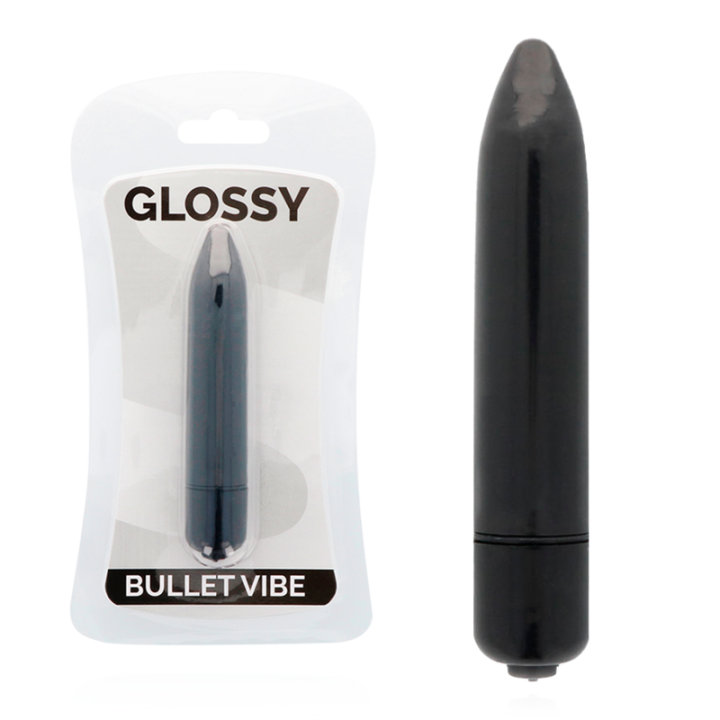 GLOSSY - FINO VIBRADOR NEGRO | VibraZon