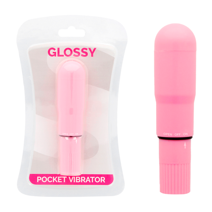 GLOSSY - POCKET VIBRADOR ROSA | VibraZon