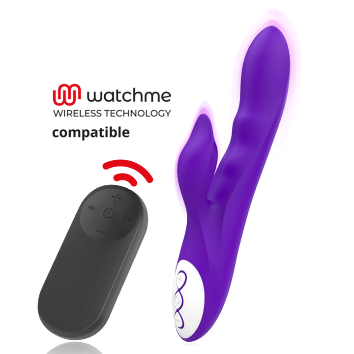 GALATEA - GALO VIBRADOR LILA + MANDO CONTROL REMOTO WATCHME | VibraZon