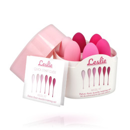 LESLIE - KEGEL FIT ENTREGADOR SUELO PELVICO 6 PESOS | VibraZon