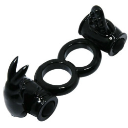 BAILE - SWEET ANILLO ANILLO DOBLE CON RABBIT DOBLE | VibraZon