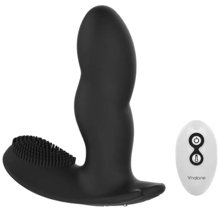 Masajedor Loli USB Silicona Negro de Nalone