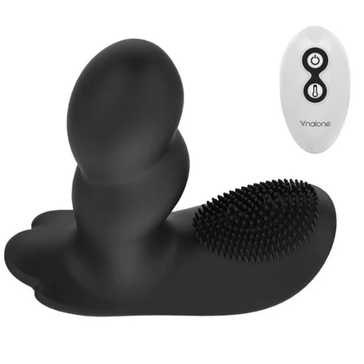 Masajedor Loli USB Silicona Negro de Nalone