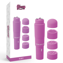 GLOSSY - POCKET KURT MASAJEADOR LILA | VibraZon