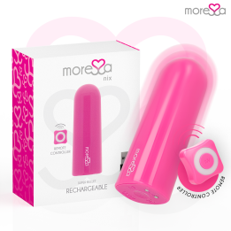 MORESSA - NIX POTENTE VIBRADOR MULTI JUEGOS CONTROL REMOTO ROSA | VibraZon